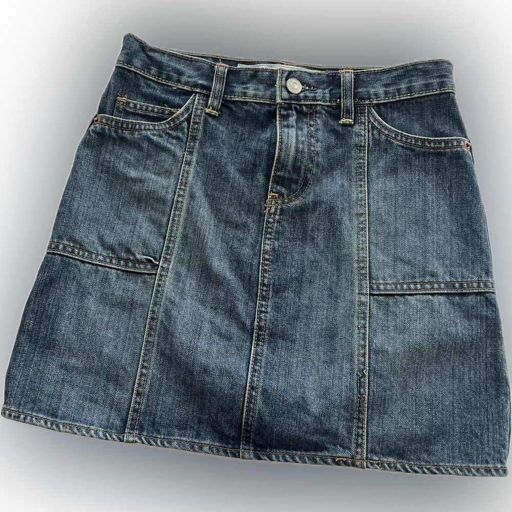 GAP Denim Mini Skirt - Blue